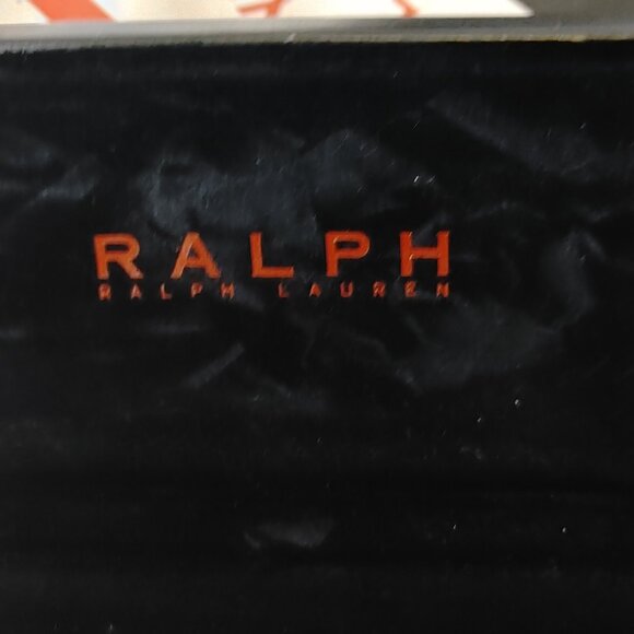 Ralph Lauren Black Sunglasses Eyeglasses Eyewear Hard Shell Clam Case RRL RL - Picture 2 of 7